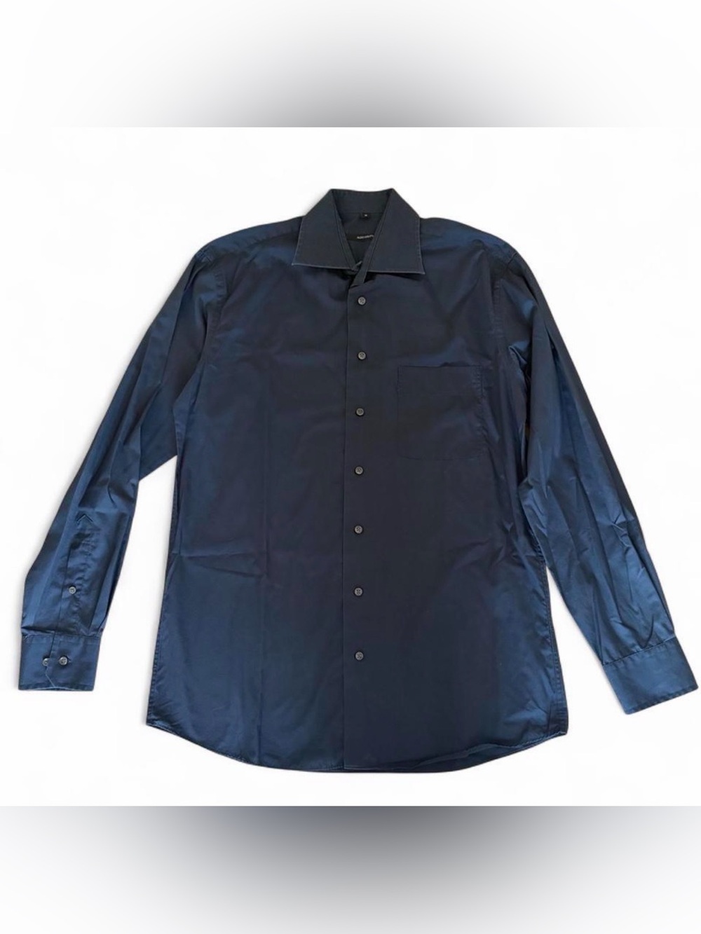 100% Baumwolle men’s dress shirt navy size 39 cm Euro